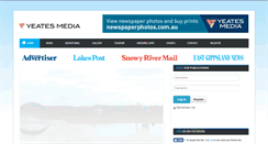Desktop Screenshot of eastvicmedia.com.au